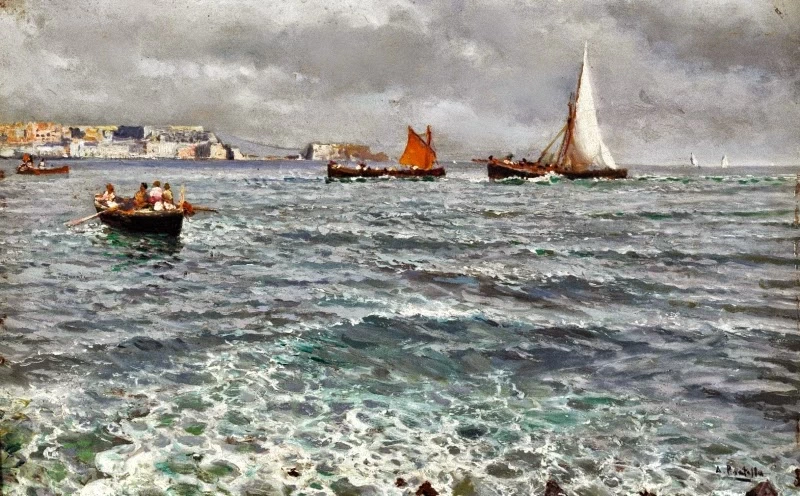 104-Attilio Pratella - pescatori 